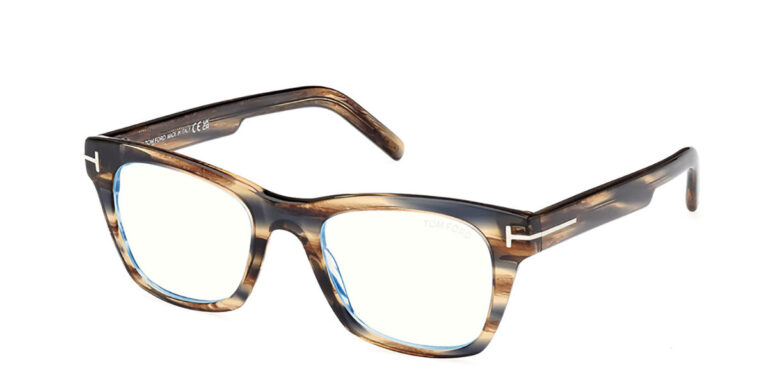 Tom Ford TF5886-B 045 Eyeglasses Brown 52mm Men