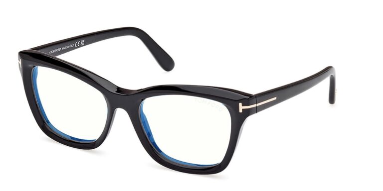 Tom Ford TF5909-B ECO 001 Eyeglasses Black 53mm Women