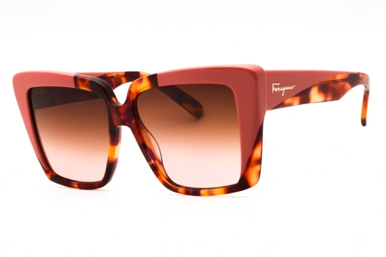 Salvatore Ferragamo SF1060S 641 Sunglasses Red Tortoise 55mm Women