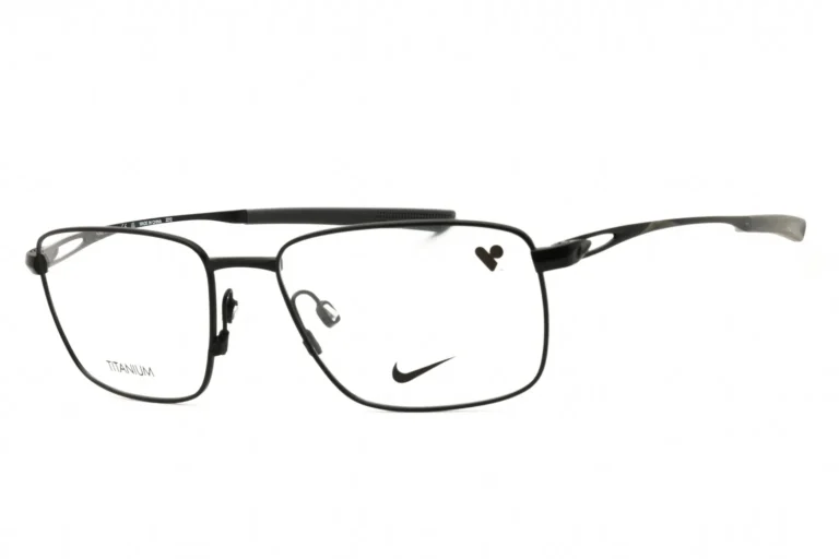 Nike NIKE 6046 001 Eyeglasses Satin Black 55mm Men