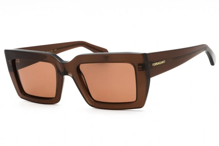 Salvatore Ferragamo SF1108S 232 Sunglasses Transparent Brown 54mm Women