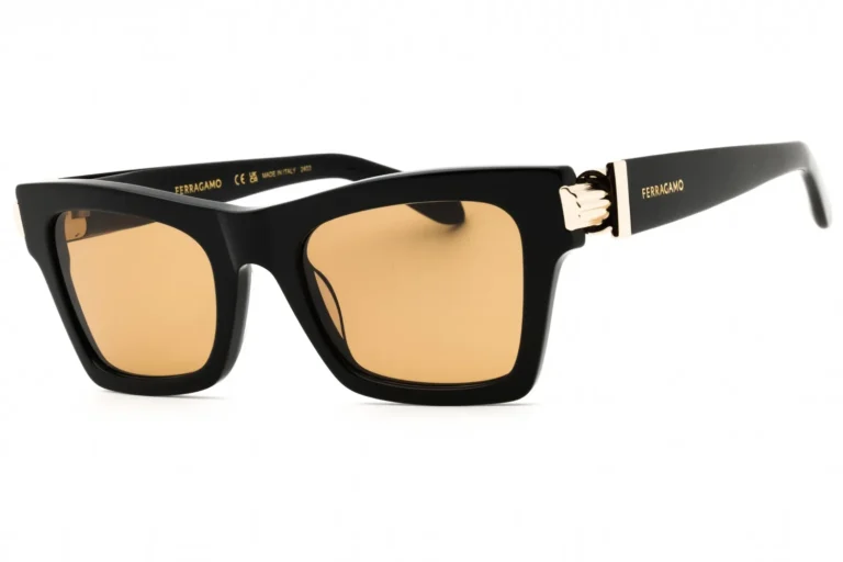 Salvatore Ferragamo SF2013S 011 Sunglasses Black 52mm Women