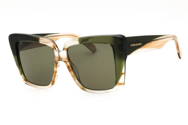 Salvatore Ferragamo SF1060SN 263 Sunglasses Striped Honey 55mm Women