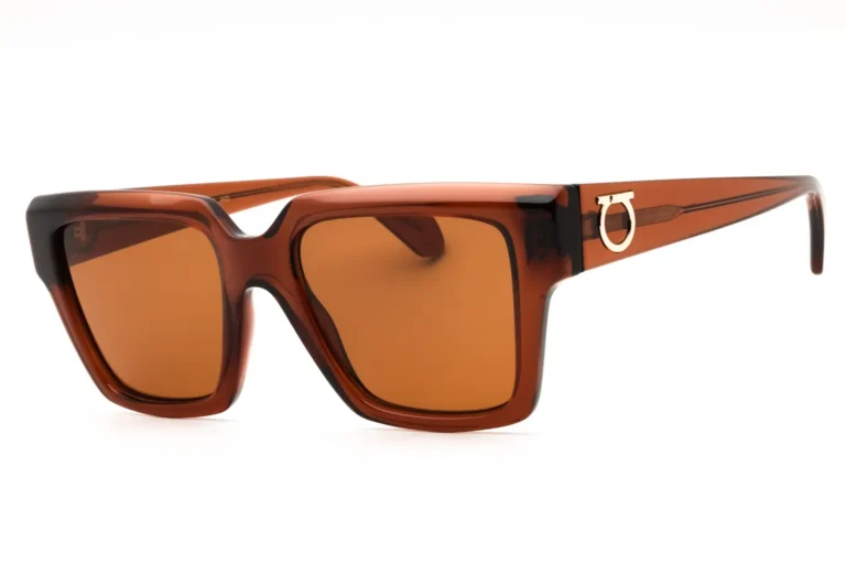 Salvatore Ferragamo SF2014S 232 Sunglasses Transparent Brown 54mm Women