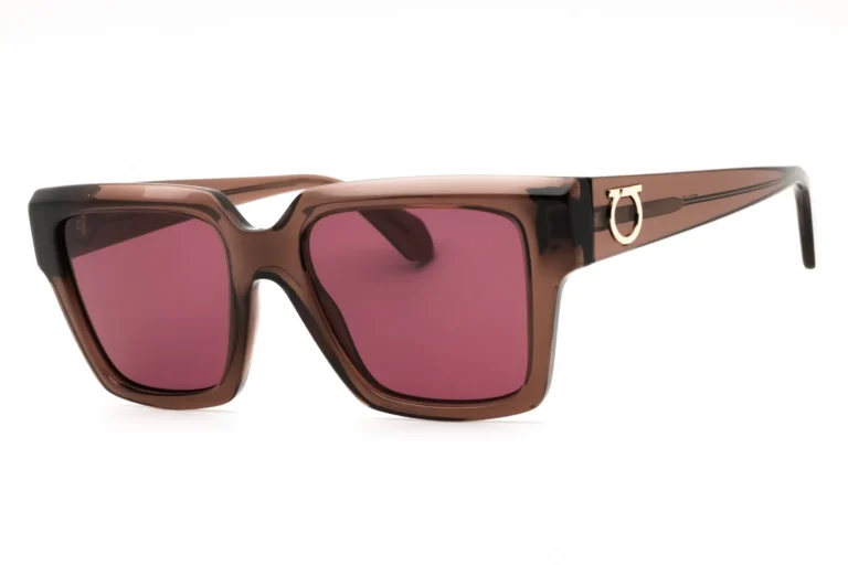 Salvatore Ferragamo SF2014S 511 Sunglasses Transparen Mauve 54mm Women