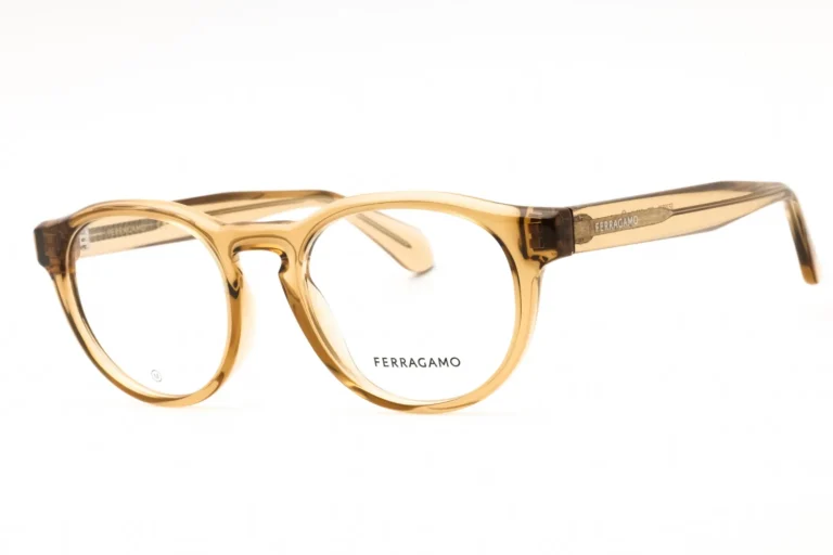 Salvatore Ferragamo SF2987E 278 Eyeglasses Transparent Sand 50mm Unisex