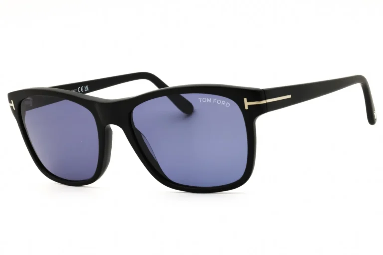 Tom Ford FT0698 02V Sunglasses Matte Black 59mm Men