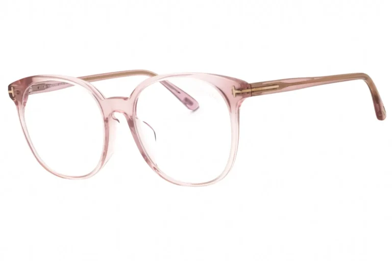 Tom Ford FT5671-F-B 072 Eyeglasses Shiny Pink 55mm Women
