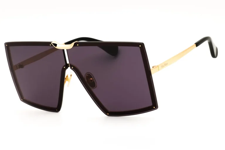 Max Mara MM0117 30A Sunglasses Shiny Deep Gold 69mm Women