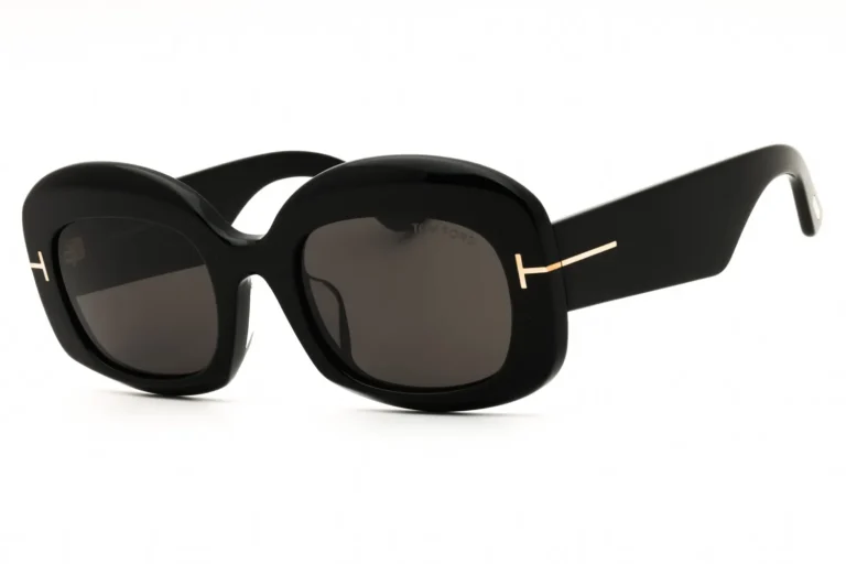 Tom Ford FT1219-F 01A Sunglasses Shiny Black 54mm Women