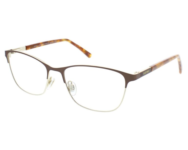 Ellen Tracy Cordoba Eyeglasses Brown Gold 53mm Women