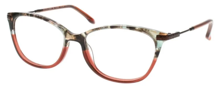 BCBGMAXAZRIA Rowan Eyeglasses Brown Terracotta 54mm Women