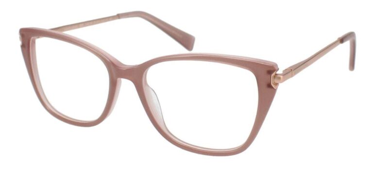 BCBGMAXAZRIA Aveline Eyeglasses Blush Laminate 54mm Women