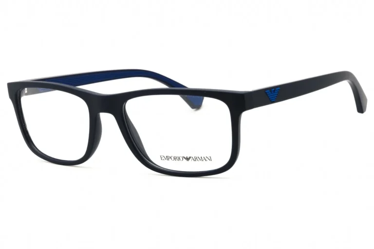 Emporio Armani 0EA3147 5754 Eyeglasses Matte Blue 55mm Men