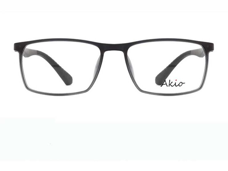 Akio 93704 Eyeglasses Black 53mm Men