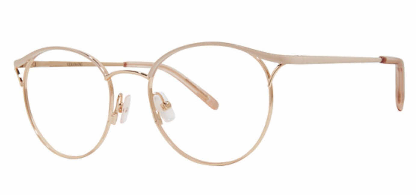 vera wang v552 pp 49-18-140 eyeglasses frames VERA WANG EYEWEAR V552 PP 49-18-140 GOLD CREAM EYEGLASSES  main image 4