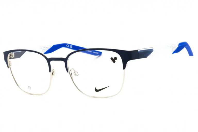 Nike NIKE 8156 412 Eyeglasses Matte Blue Void 52mm Men