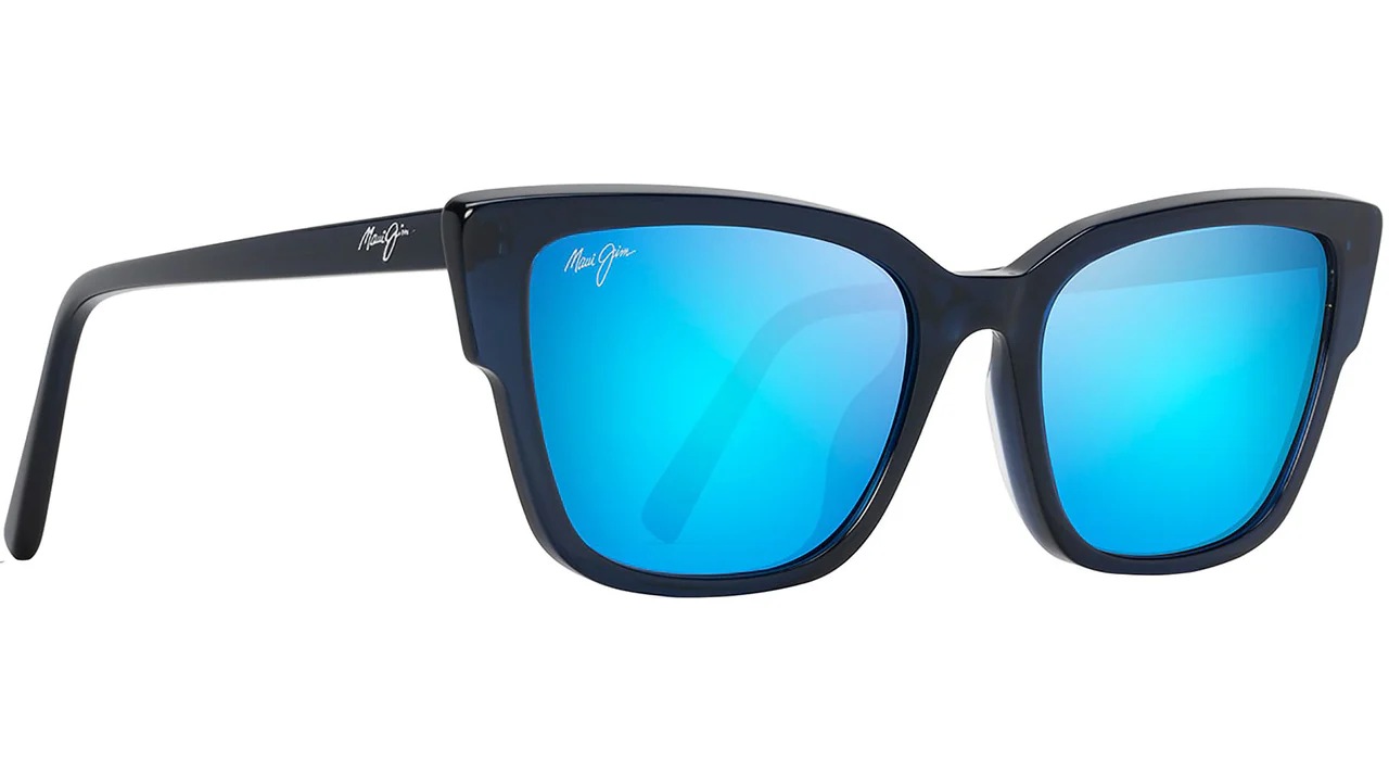 Maui Jim Kou B884 03 Sunglasses Dark Blue 55mm NEW Maui Jim Kou B884 03 Sunglasses Dark Blue 55mm Wom... | Lens  main image 2