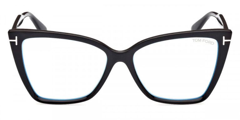 Tom Ford TF5844B 001 Eyeglasses Black 55mm Women