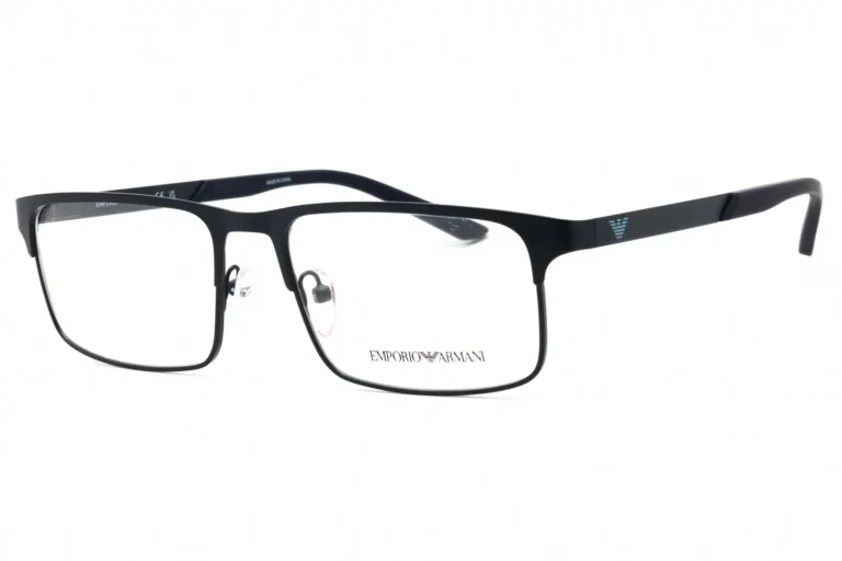 Emporio Armani 0EA1170 3396 Eyeglasses Matte Blue 55mm Men