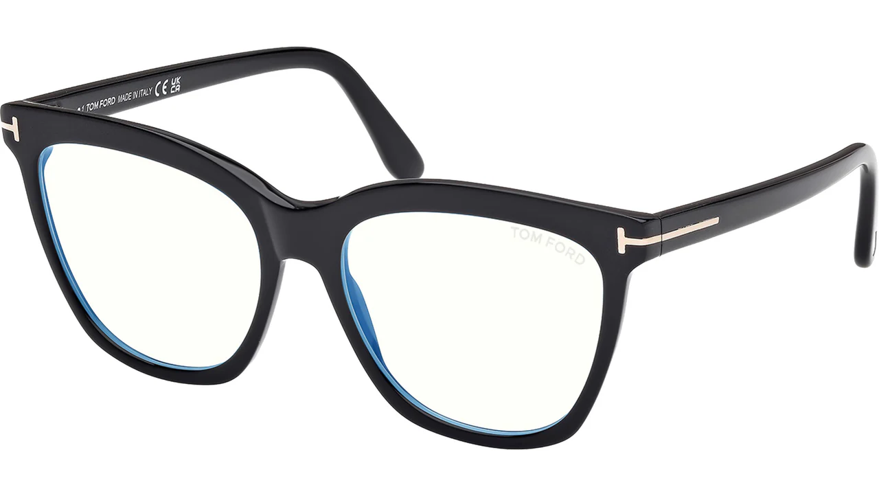 Tom Ford TF5912-B 083 Eyeglasses Multicolor 57mm W... | Lens  display picture 2