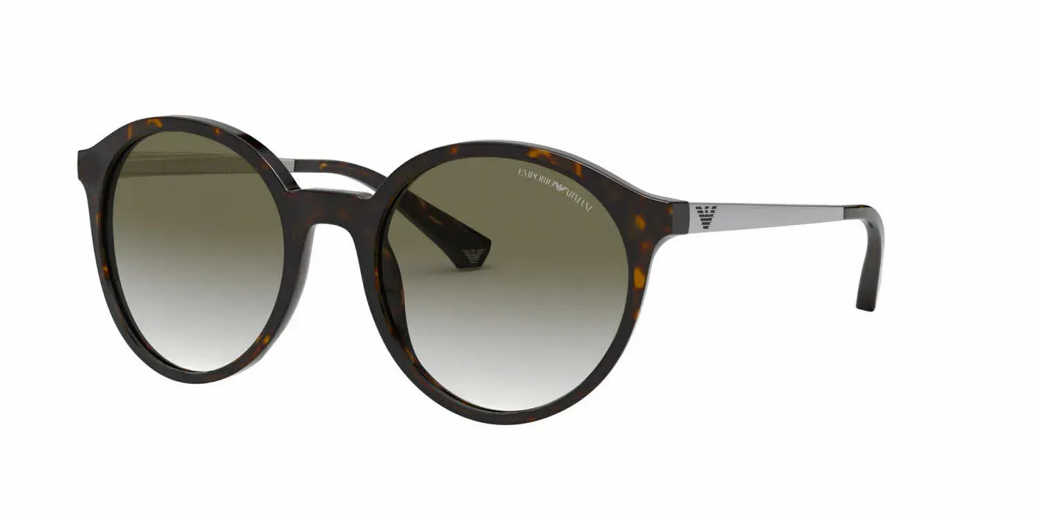 Emporio Armani Women\'s Havana Sunglasses! Buy Emporio Armani Shiny Havana Sunglasses Online  main image 2