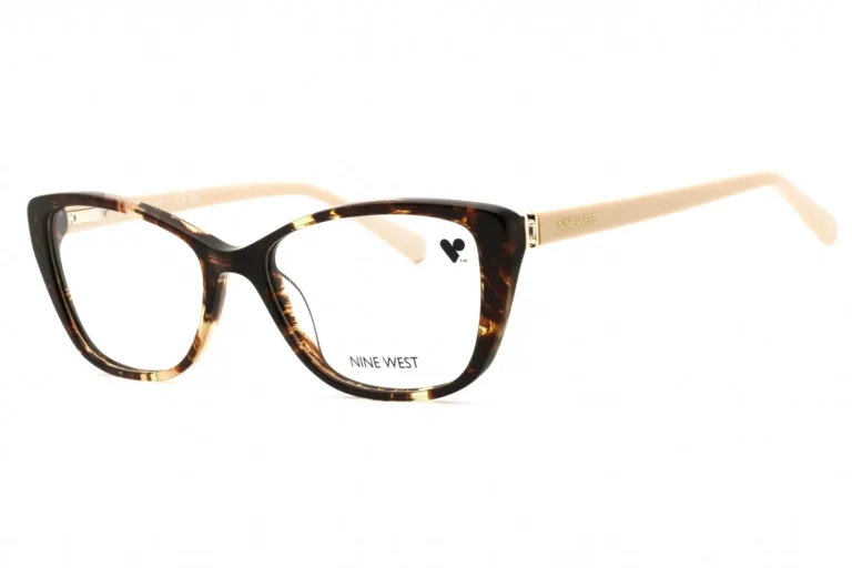 Nine West NW5206 N 228 Eyeglasses Amber Tortoise 55mm Women