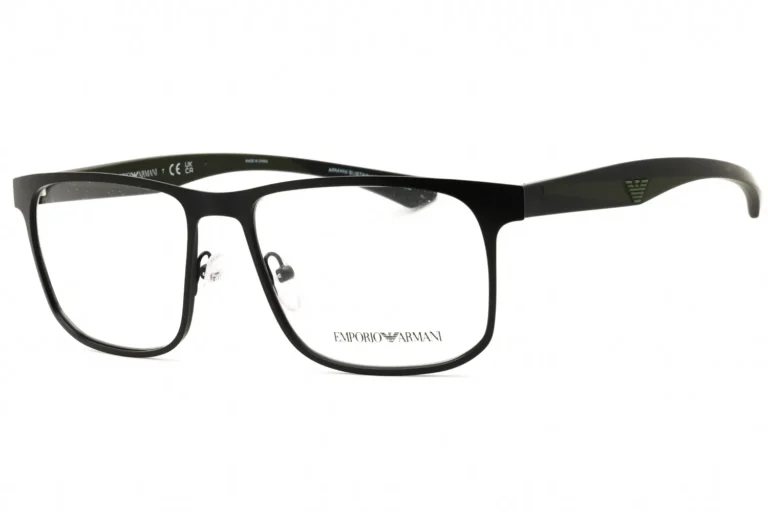 Emporio Armani 0EA1163 3001 Eyeglasses Matte Black 55mm Men