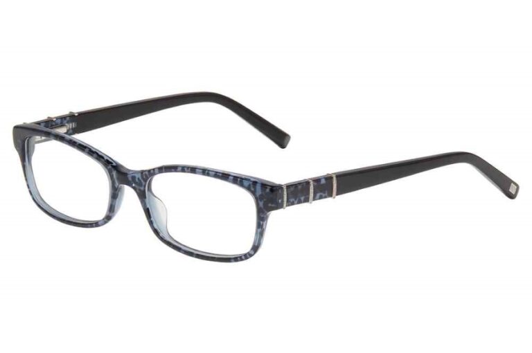 Jones New York J243 Eyeglasses Blue Leopard 49mm Women