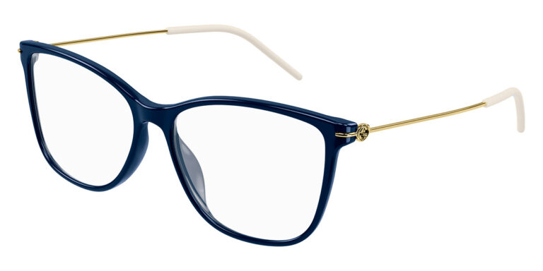 Gucci GG1272O 003 Eyeglasses Blue 53mm Women