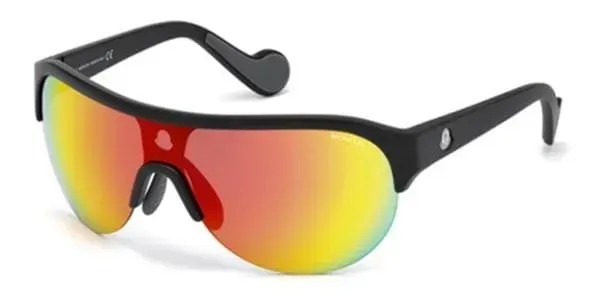 Moncler ML0049 02C Sunglasses Black 00mm Unisex | Lens & Luxe display picture 1