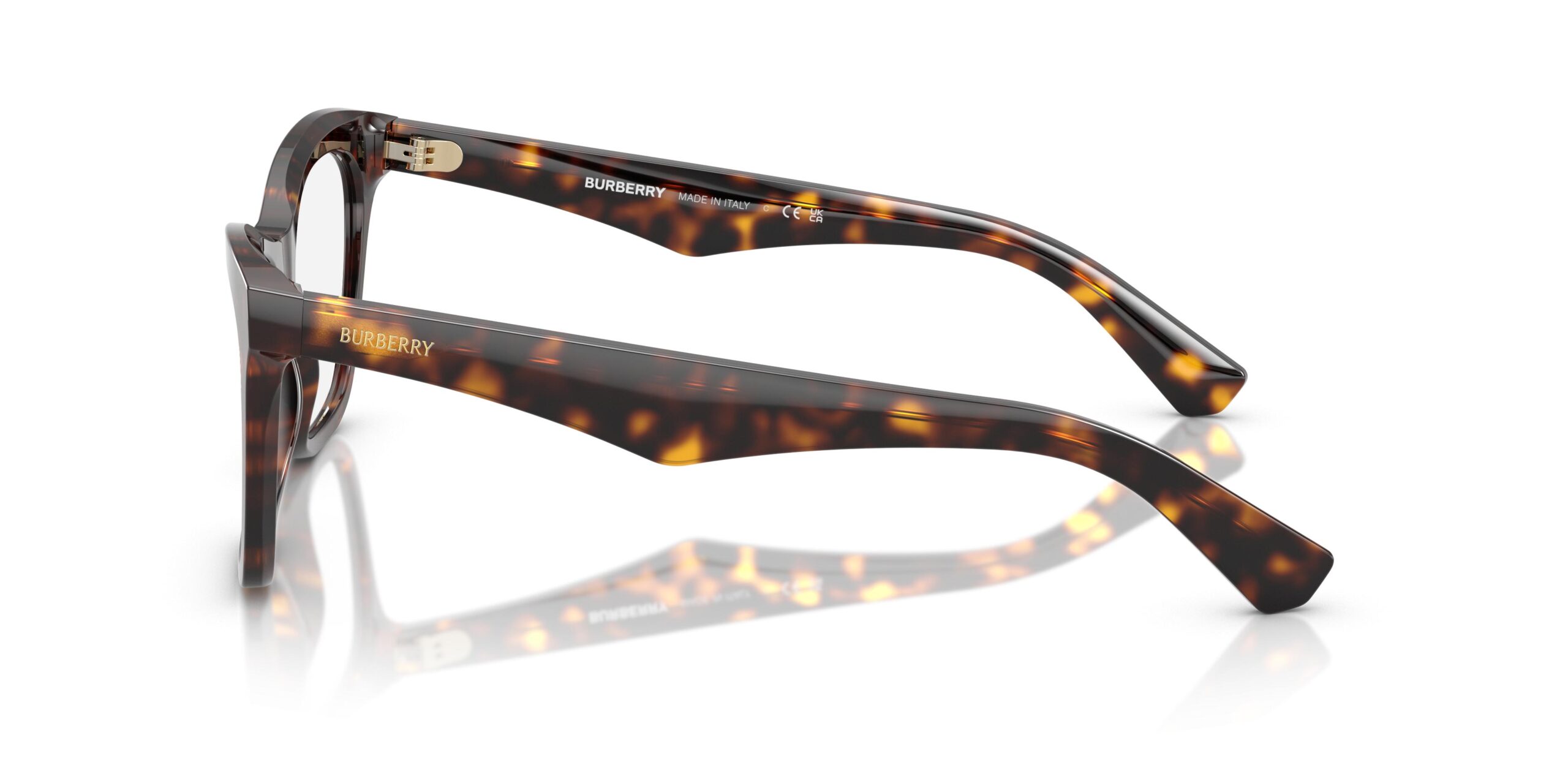 Burberry 0BE2416F 3002 Eyeglasses Tortoise 52mm Wo... | Lens  display picture 3
