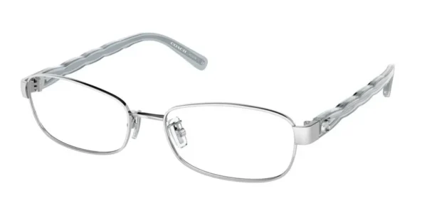Coach HC5138 9001 Eyeglasses Shiny Silver 53mm Women