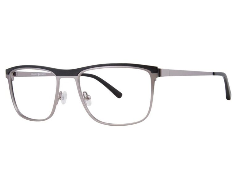 Jhane Barnes Precision Eyeglasses Gunmetal 55mm Men