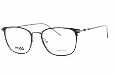 HUGO BOSS BOSS 1431 0H2T 00 Eyeglasses Matte Blue Dark Ruthenium 52mm
