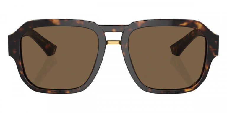 Dolce & Gabbana DG4464F 502/73 Sunglasses Tortoise Gold 56mm Men