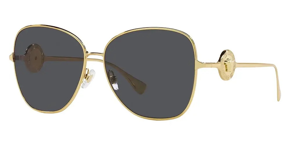 Versace 0VE2273 549487 Sunglasses Nude 52mm Women | Lens & Luxe display picture 3