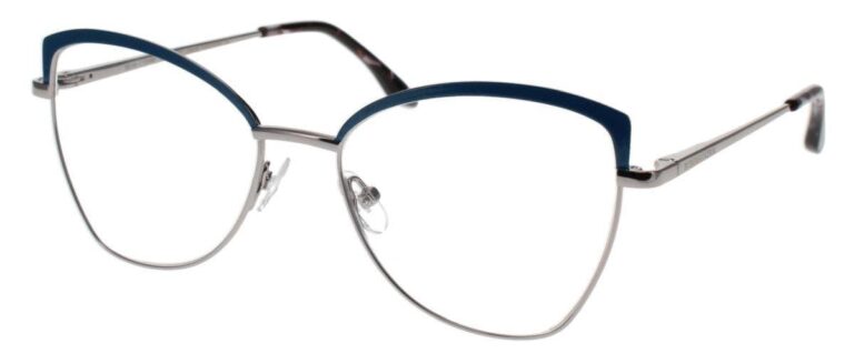 BCBGMAXAZRIA Linnet Eyeglasses Blue Torquoise 53mm Women