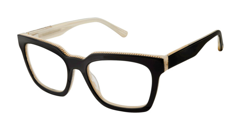 L.A.M.B. LA043 BLK Eyeglasses Black Bone 53mm Women