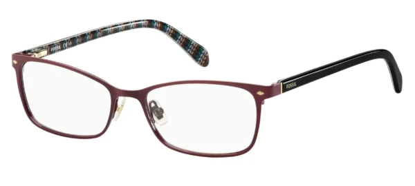 Fossil FOS 7038 0LHF Eyeglasses Hazel Red 50mm Women