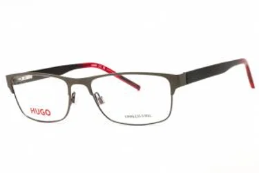 Hugo HG 1263 0PTA 00 Eyeglasses Dark Ruthenium Grey 55mm