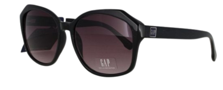 GAP SGP406 580BLA Sunglasses Black 58mm Women