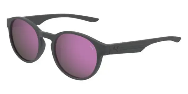 Puma PU0195S 004 Sunglasses Grey 49mm Women | Lens & Luxe display picture 1