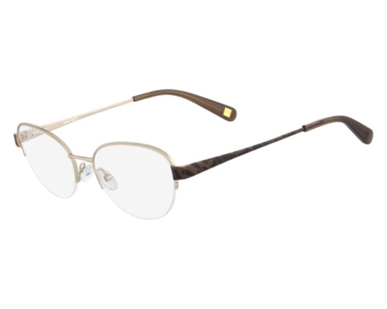 Nine West NW1060 717 Eyeglasses Brown Gold 50mm Women