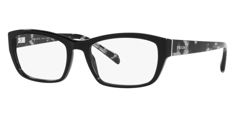 Prada VPR18O 07E1O1 Eyeglasses Black 54mm Women