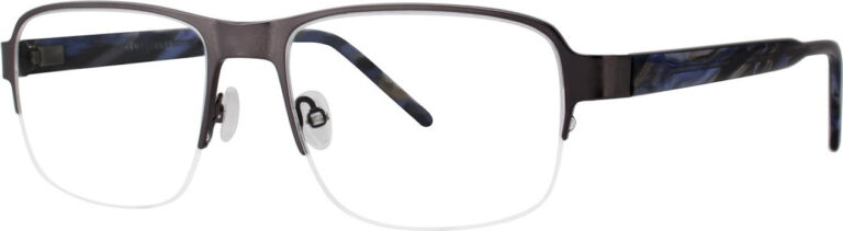 Jhane Barnes Molecular Eyeglasses Gunmetal 54mm Men
