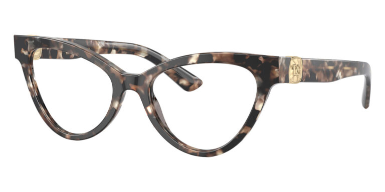Dolce & Gabbana DG3394 3438 Eyeglasses Brown 52mm Women