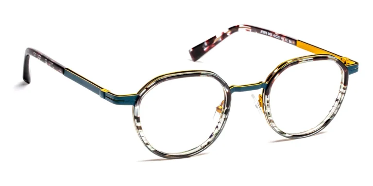 J.F. Rey JF2876 C0425 Eyeglasses Gradient Black/blue/yellow 49mm Men