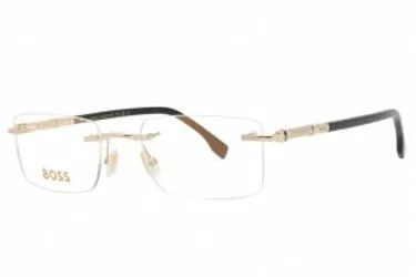 HUGO BOSS BOSS 1551/B 0RHL 00 Eyeglasses Gold Black 53mm