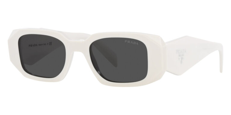 Prada SPR17WF 1425S0 Sunglasses White 51mm Women